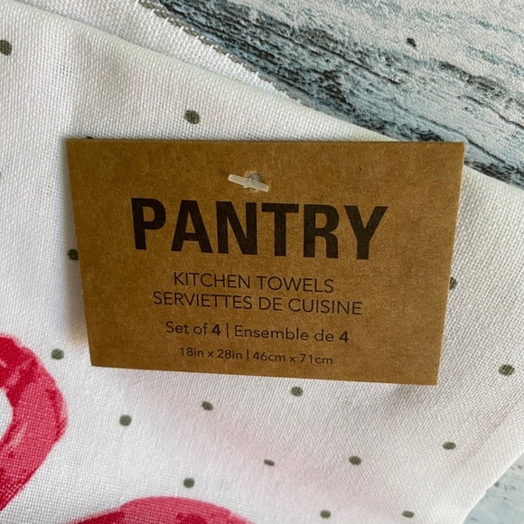 4pk Flamingo Print Kitchen Towels - Picture 5 of 5